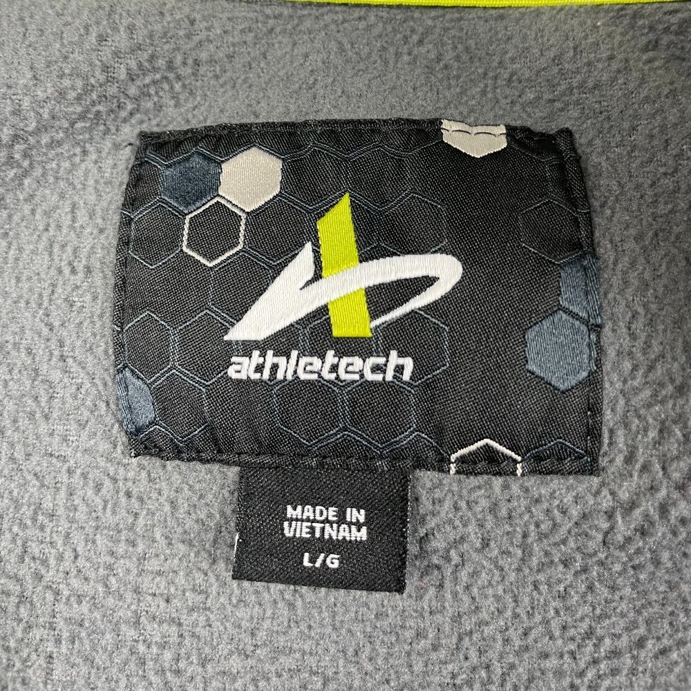 athletech Full Zip Lightweight Fleece Jacket Men's Large - Picture 2 of 7